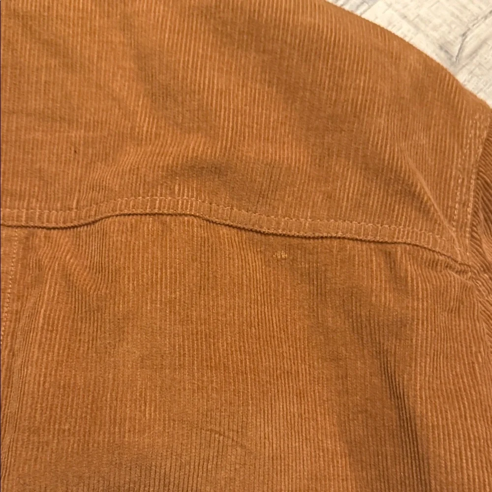 Lucky Brand Tan Corduroy Jacket with Cream Collar - Picture 8 of 12